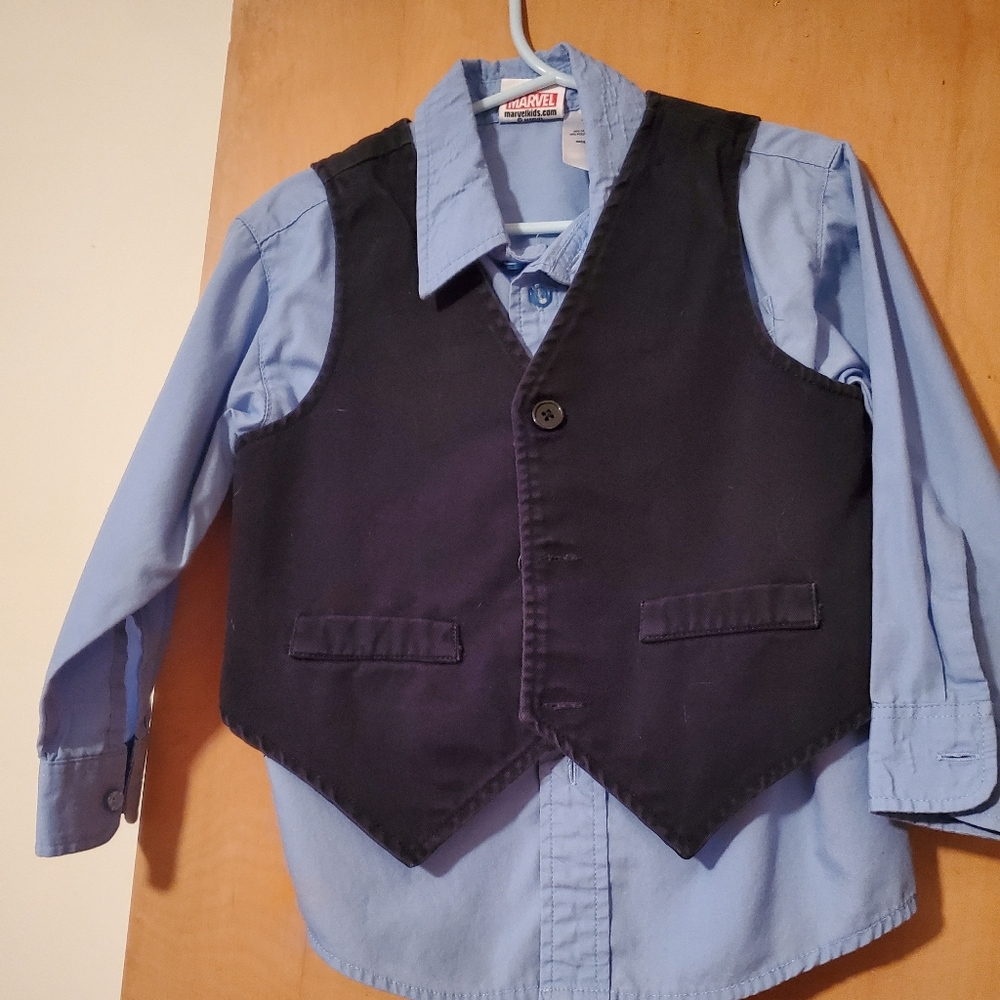 Dress shirt and vest